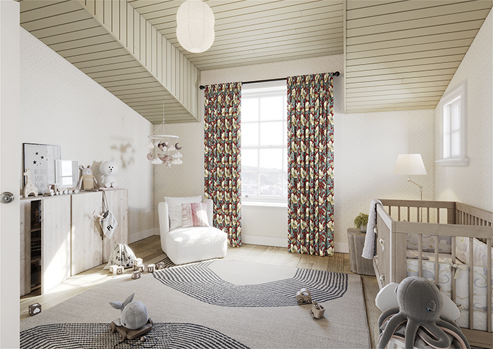 Art Deco, Cherry - Made to Measure Curtains - Image 7